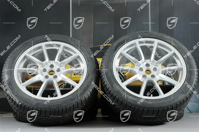 20-inch "Macan SportDesign" winter wheels set, rims 9J x 20 ET26 + 10J x 20 ET19, Pirelli Scorpion Winter winter tyres 265/45 R 20 + 295/40 R 20, with TPMS