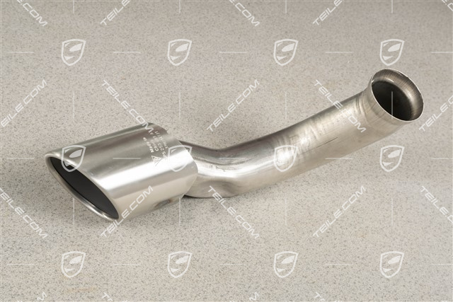 Exhaust system tail pipe, standard tailpipe, 4-pipe look, inner, L