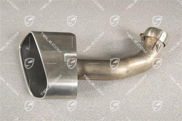 Exhaust system tail pipe, standard tailpipe, V6, L