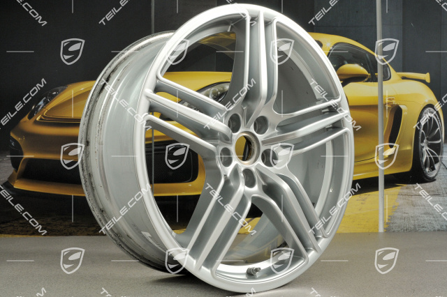 19-inch wheel rim Macan Design, 8J x 19 ET21, brilliant silver