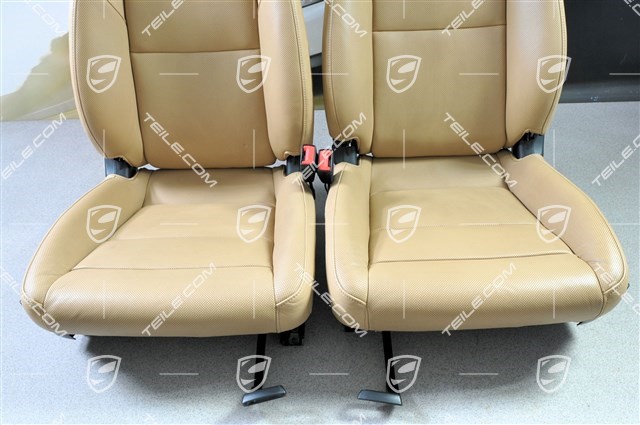 Sitze, leather Luxor Beige, set (L+R)