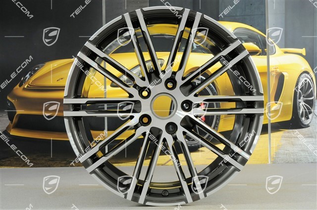 20-inch Turbo III wheel set, front wheels: 9,5 J x 20 ET 65 + rear wheels: 11 J x 20 ET 68