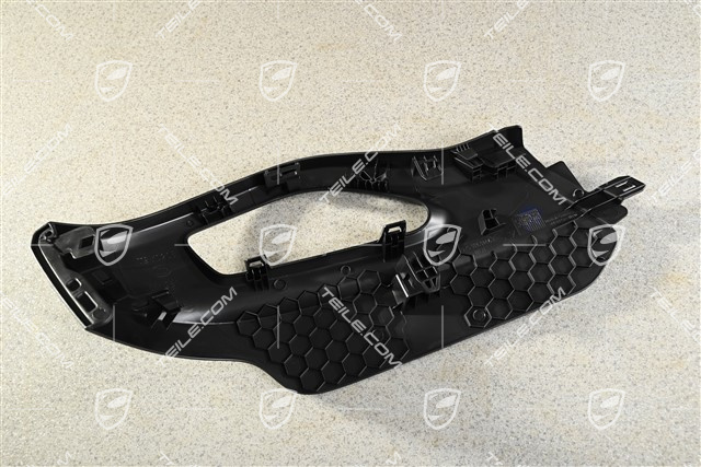 Sitzgestellverkleidung, Abdeckung, Schwarz, R