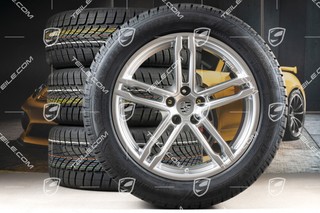 19-inch "Macan Turbo" winter wheels set, rims 8J x 19 ET21 + 9J x 19 ET21, Dunlop winter tyres 235/55 R 19 + 255/50 R 19, with TPMS