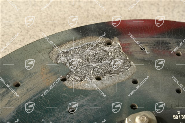 PCCB tarcza hamulcowa ceramiczna, 20" / 420mm, uszkodzona, R