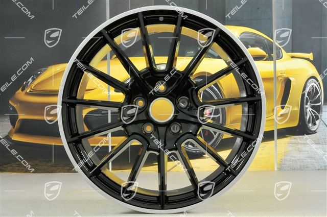 21-inch SportPlus wheel, rear, 10J x 21 ET45, black high gloss