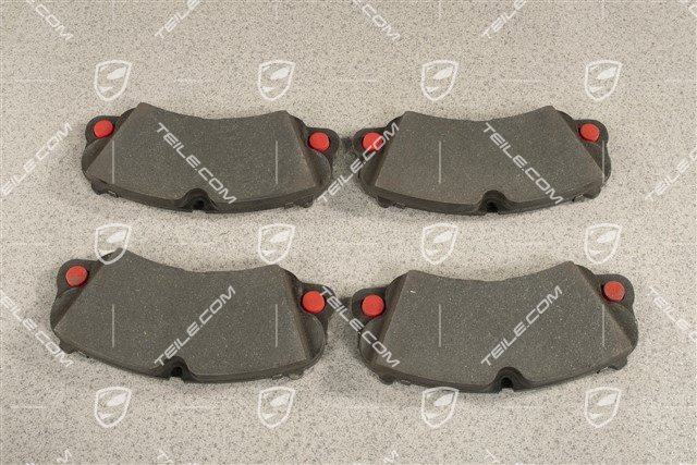 GT4, Brake pads, PCCB, front, L+R