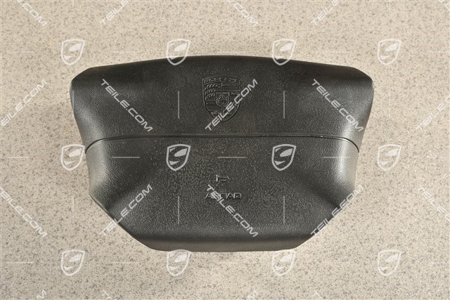 Airbag, 4-spoke, plastic, black