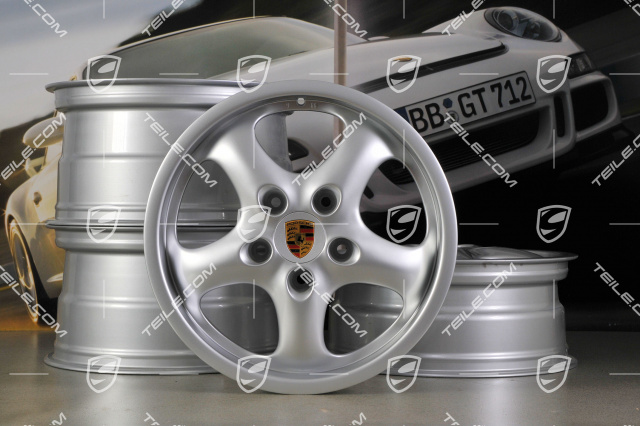 17-inch CUP II wheel set, 7J x 17 ET55 + 9J x 17 ET70