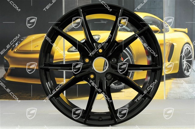 20-inch wheel Carrera S (IV), 11J x 20 ET78, for 991.2 C2/C2S / winter wheels, Jet Black Metallic