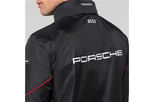 Kurtka przeciwdeszczowa Porsche Motorsport, czarna, rozmiar L