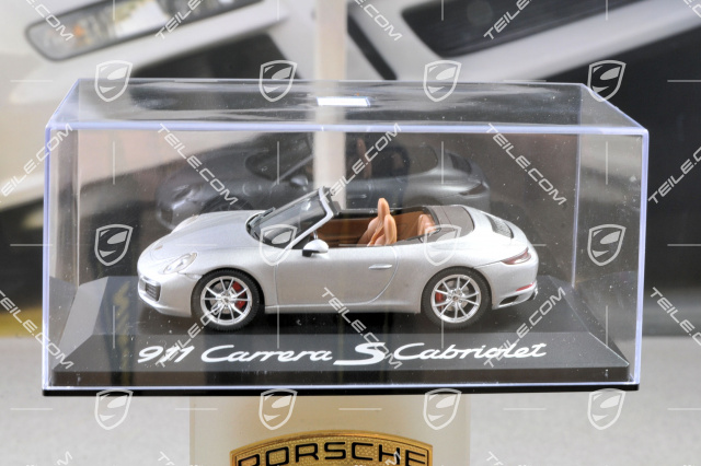 Car model Porsche 911 991 Carrera S Cabriolet Facelift 2015, scale 1:43