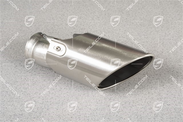 Exhaust system tail pipe, black, outer,  GTS, L