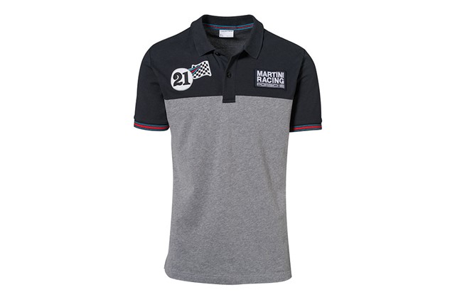 Martini Racing męska koszulka polo granatowo- szara - S 46/48