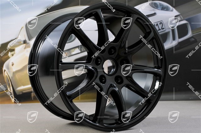 19-inch GT3 wheel, 12J x 19 ET68, black high gloss