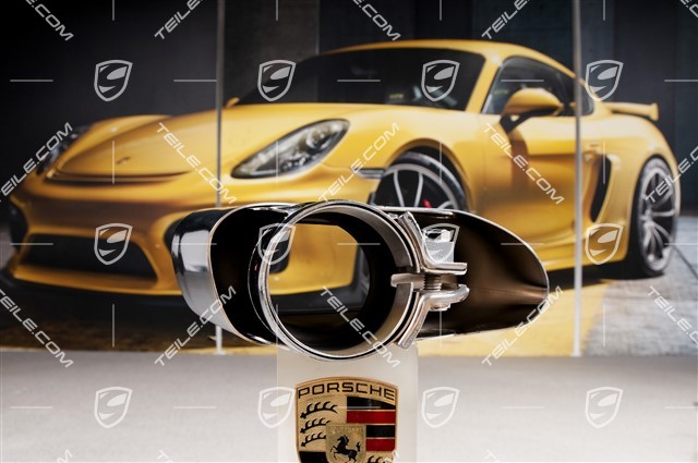 Tailpipe, chrome, Turbo, R