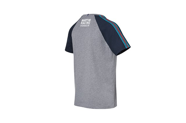 MARTINI RACING Kollektion, T-Shirt, Herren, blau/graumeliert, S 44/46