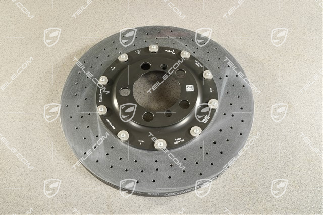GT3 / GT3RS / S/T, PCCB Brake disc, front axle, L
