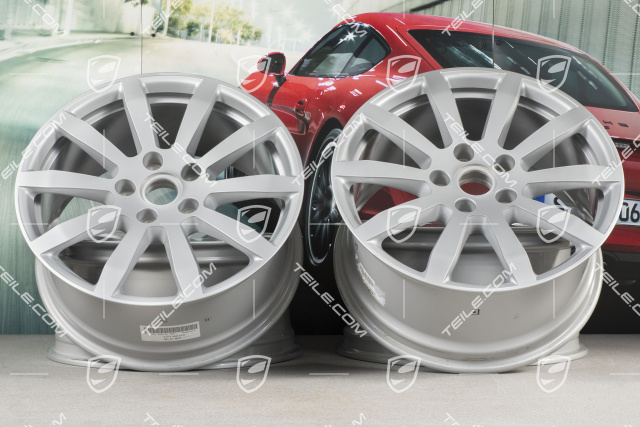 19-inch Cayenne S wheel rim set, 8,5J x 19 ET47 + 9,5J x 19 ET54