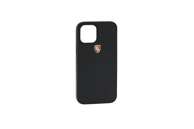 Original Porsche Snap On Case 6.7″ Handyhülle iPhone 12 Pro Max,Leder,schwarz 