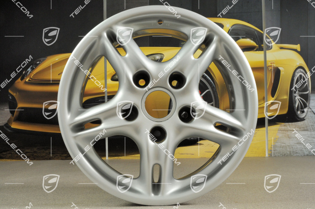 16-inch Boxster wheel set, 6J x 16 ET50 + 7J x 16 ET40