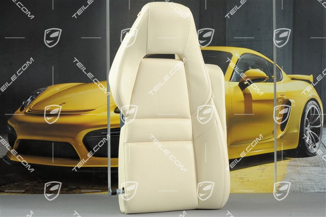 Backrest, cream, yachting blue back, complete, L Backrest, cream, yachting blue back, complete, L