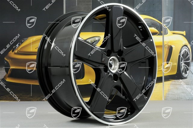21-inch wheel Cayenne Sport Classic, 10J x 21 ET50, Jet Black Metallic