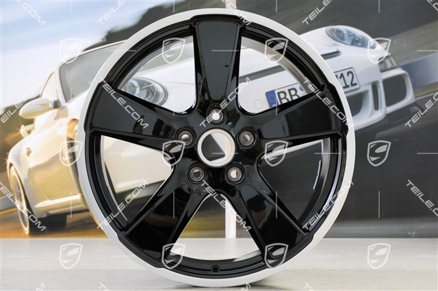 20-inch wheel, Sport Classic, 9,5J x 20 ET65, black high gloss