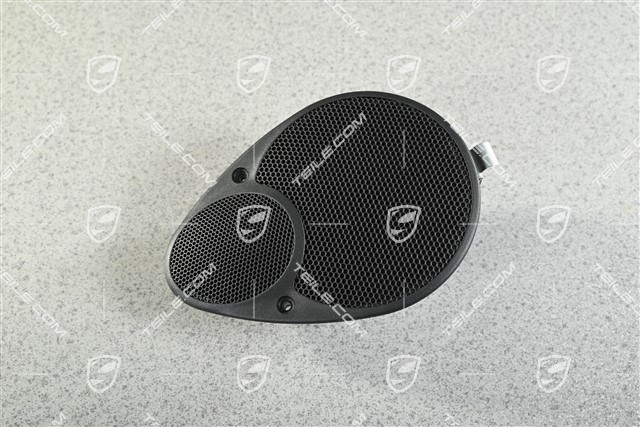 Convertible, Loudspeaker, rear, Satin Black, R