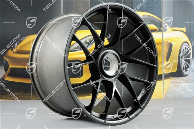 20-inch wheel rim set Turbo Sport III, central lock, 9J x 20 ET51 + 12J x 20 ET63,  black matte