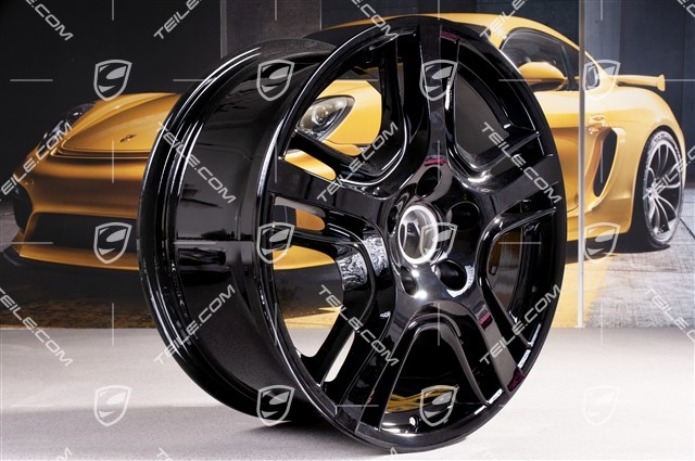 19-inch Panamera Design wheel, 9J x 19 ET60, black high gloss