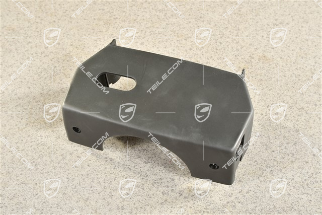Steering column switch housing, Lower, on-board computer, cruise control, Satin black