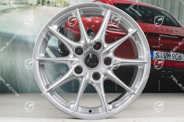 17-inch Carrera II wheel set mod. 2002, 7J x 17 ET50 + 9J x 17 ET55