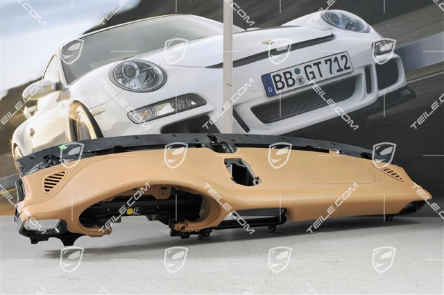 Dashboard, upper part, leather Sand Beige, Sport Chrono Package