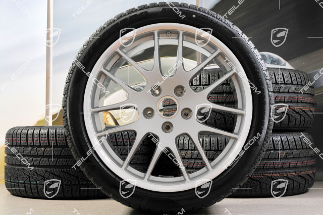 20-inch RS Spyder winter wheel set, wheels: 9,5J x 20 ET65 + 10,5J x 20 ET65 + Pirelli winter tyres 255/40 R20 + 285/35 R20, without TPM sensors