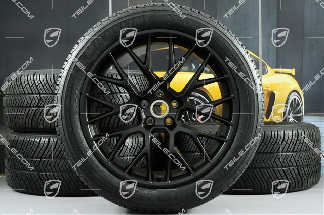 20-inch winter wheels set RS SPYDER, rims 9J x 20 ET26 + 10J x 20 ET19 + Michelin Latitude Alpin 2 winter tyres 265/45 R20 + 295/40 R20, satin black, with TPMS