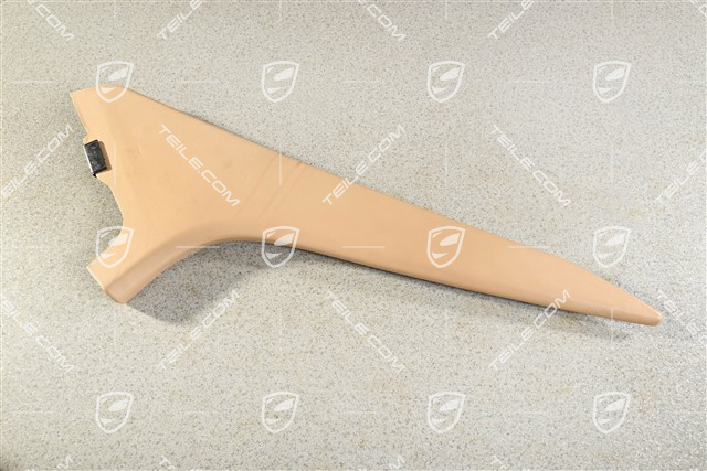 Mittelkonsole, Blende, seitlich, Leder Luxorbeige, R