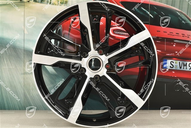 21-inch wheel rim Taycan Exclusive Design, 11,5J x 21 ET66, Carbon version (carbon aeroblades not included), rear, R