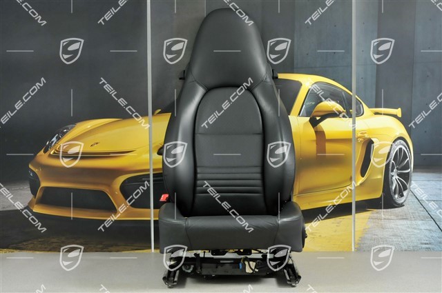 Seat, el adjustable, leather, Black, L