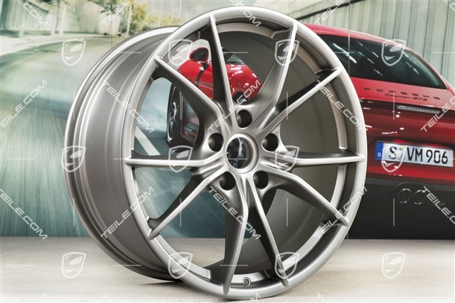 20-inch wheel rim Carrera S IV, 10J x 20 ET45, Platinum satin mat