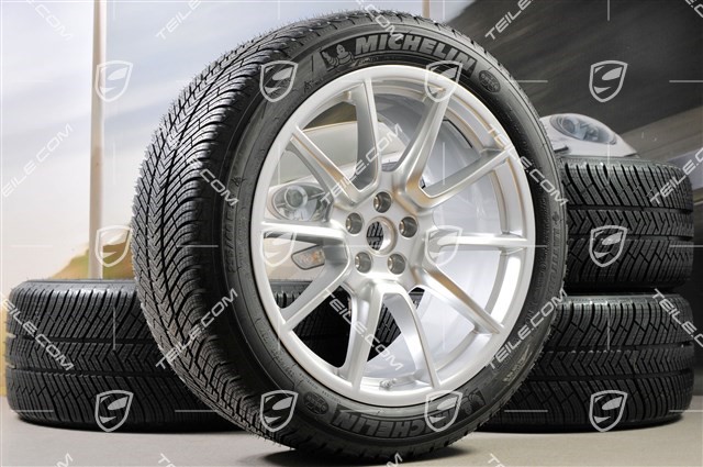 20-inch "Macan SportDesign" winter wheels set, rims 9J x 20 ET26 + 10J x 20 ET19, Michelin Latitude Alpin 2 winter tyres 265/45 R 20 + 295/40 R 20, with TPMS