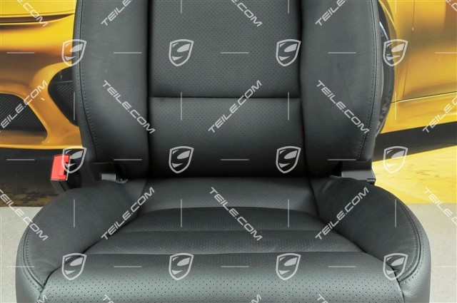 Sitz, el. einstellbar, Kunstleder, schwarz, ohne Airbag, L