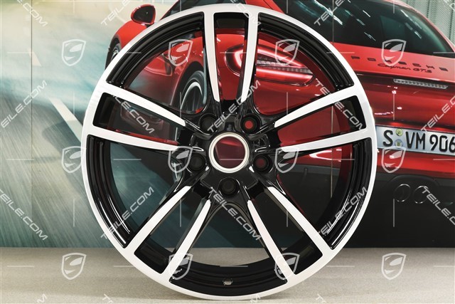 20-inch wheel rim, Cayenne Sport, 10,5J x 20 ET64, black high gloss