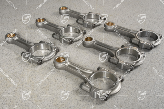 Connecting rod, Turbo, Complete (set of 6)