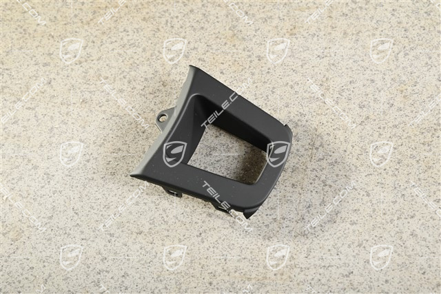 Steering wheel cover trim without heating button, Black matte