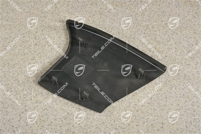 Centre console / tunnel cover, Lateral, Black, R
