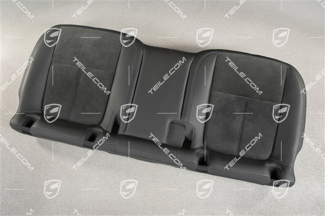 Rear seat, Leatherette/Alcantara, black, KPL