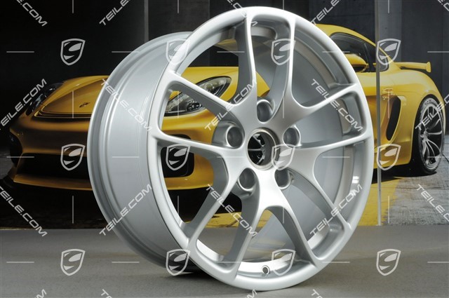 18-inch wheel rim set "Cayman III", 8J x 18 ET57 + 9J x 18 ET47