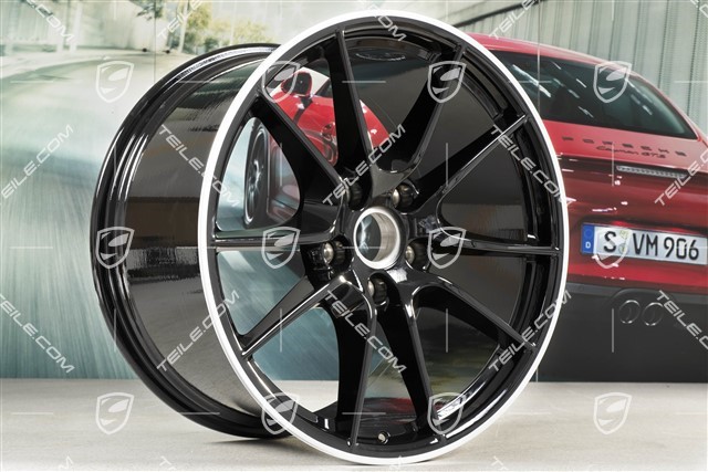 20" Felge Carrera S III, 11J x 20 ET52, in Schwarz Hochglanz