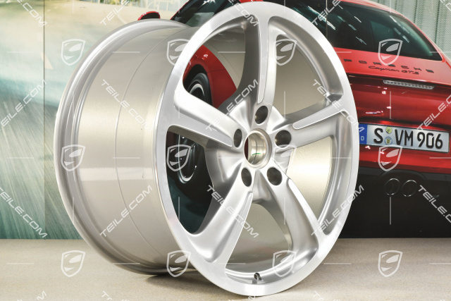 20" Felga Sport Techno, 11,5J x 20 ET68, srebrny metalik